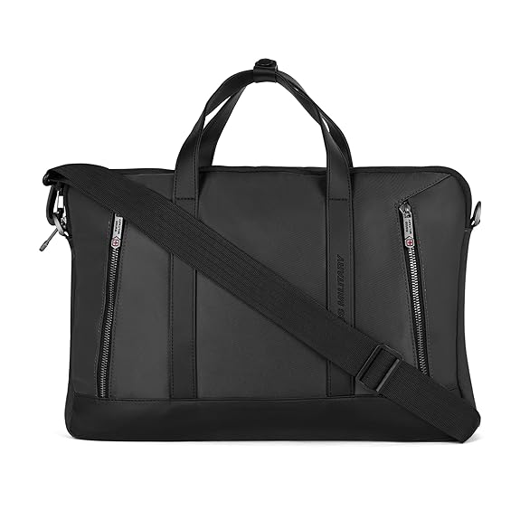 SWISS MILITARY Maple Premium 15.6 Inch Professionals Laptop Bag with Quick Access Pockets Anti-Theft Back LB22