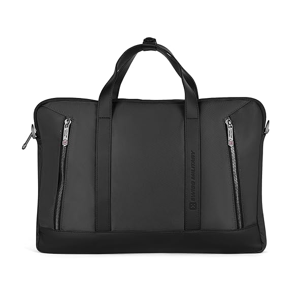 SWISS MILITARY Maple Premium 15.6 Inch Professionals Laptop Bag with Quick Access Pockets Anti-Theft Back LB22