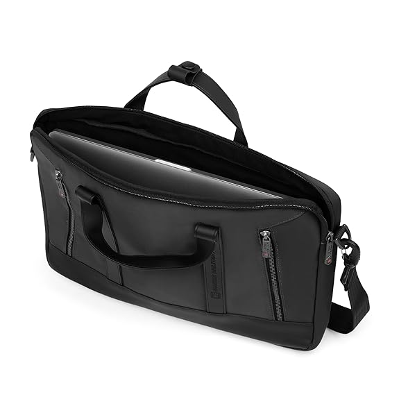 SWISS MILITARY Maple Premium 15.6 Inch Professionals Laptop Bag with Quick Access Pockets Anti-Theft Back LB22