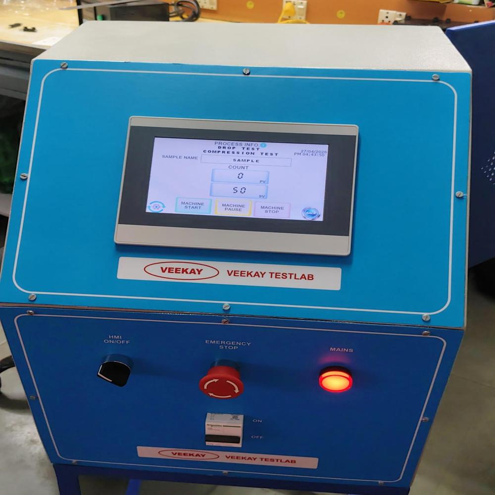 HMI Based Drop Test and Compression Test Panel