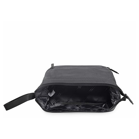 SWISS MILITARY Array Premium Double Decker Toiletry Bag for Men and Women with Leak Proof Bottom Pocket Travel Organizer with Spacious TB15
