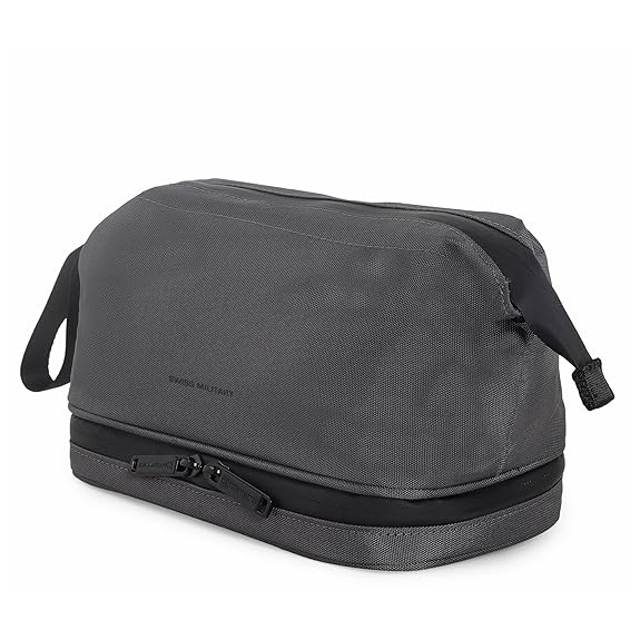 SWISS MILITARY Array Premium Double Decker Toiletry Bag for Men and Women with Leak Proof Bottom Pocket Travel Organizer with Spacious TB15