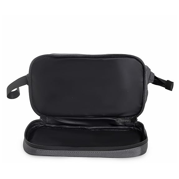 SWISS MILITARY Array Premium Double Decker Toiletry Bag for Men and Women with Leak Proof Bottom Pocket Travel Organizer with Spacious TB15