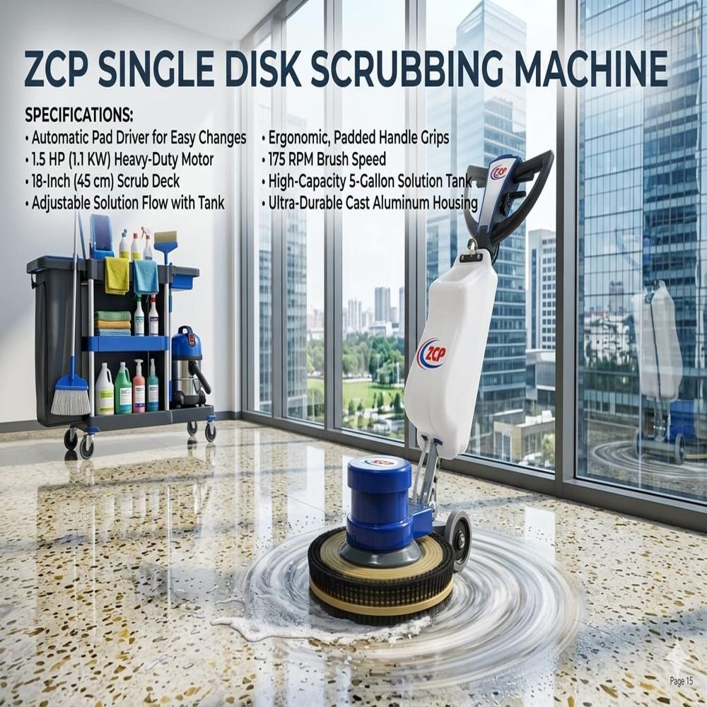 Singal Disk Scrubbing Machine