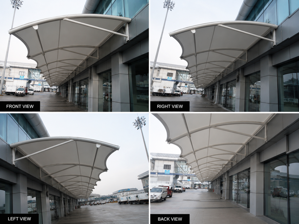 Shadow Tensile Structure - Coating Type: Powder Coated