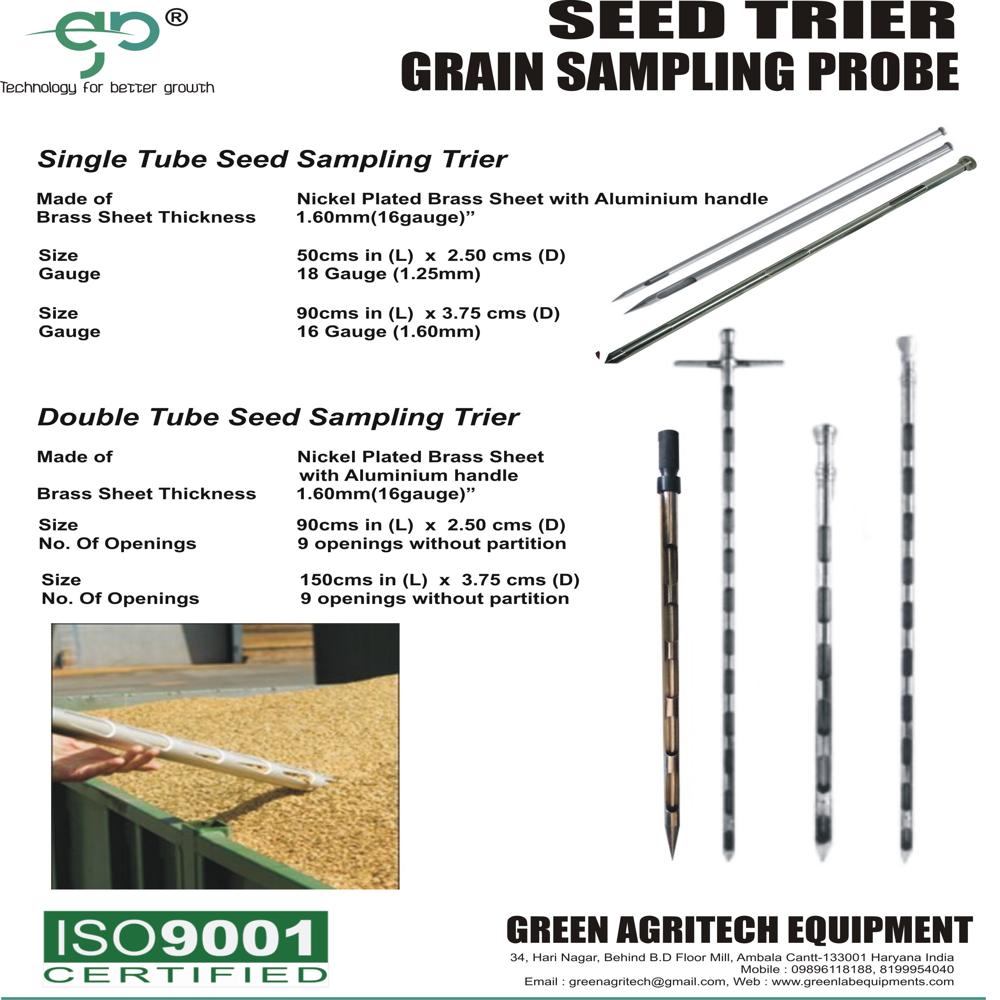 Grain Sampling Probe - Machine Weight: 1-5  Kilograms (Kg)