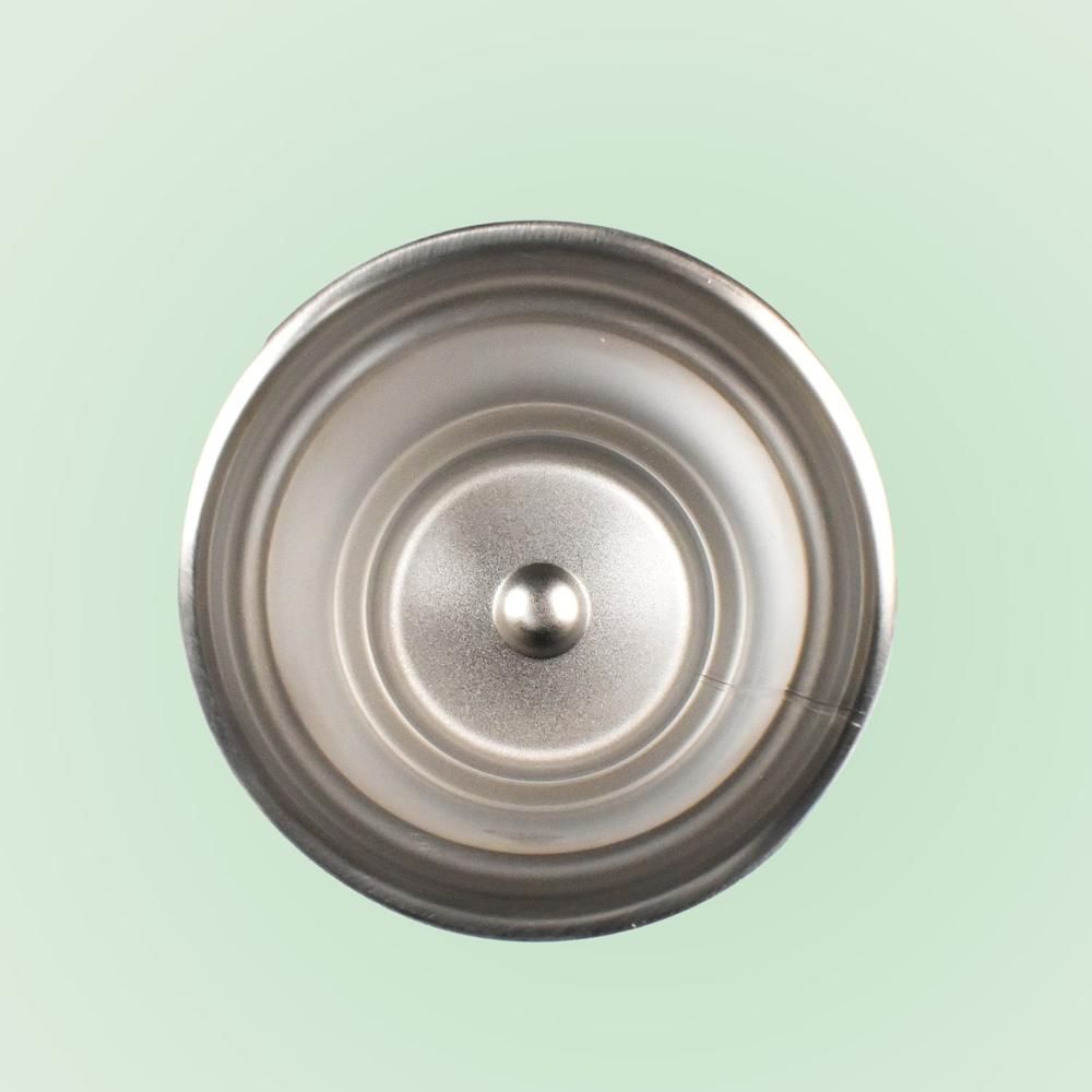 Vacuum Glass 304 Stainless Steel Home Office Lidless Anti-Scald Water Cup Drink