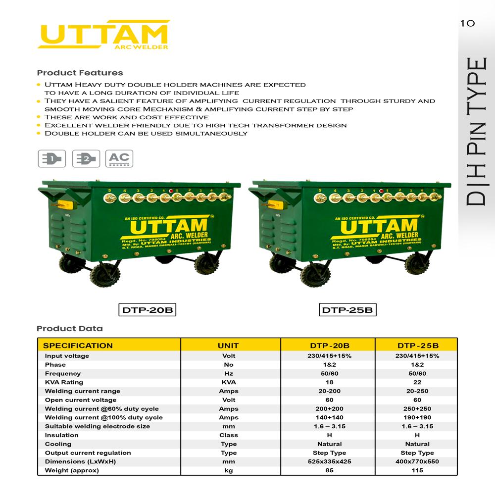 Double Holder Arc Welding Machine Frequency: 50 Megahertz (Mhz)