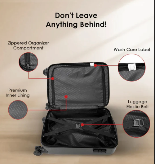 Contour Hard Top Trolley Luggage Bag, 42L | HTL99