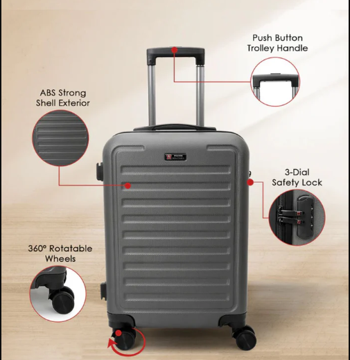 Contour Hard Top Trolley Luggage Bag, 42L | HTL99