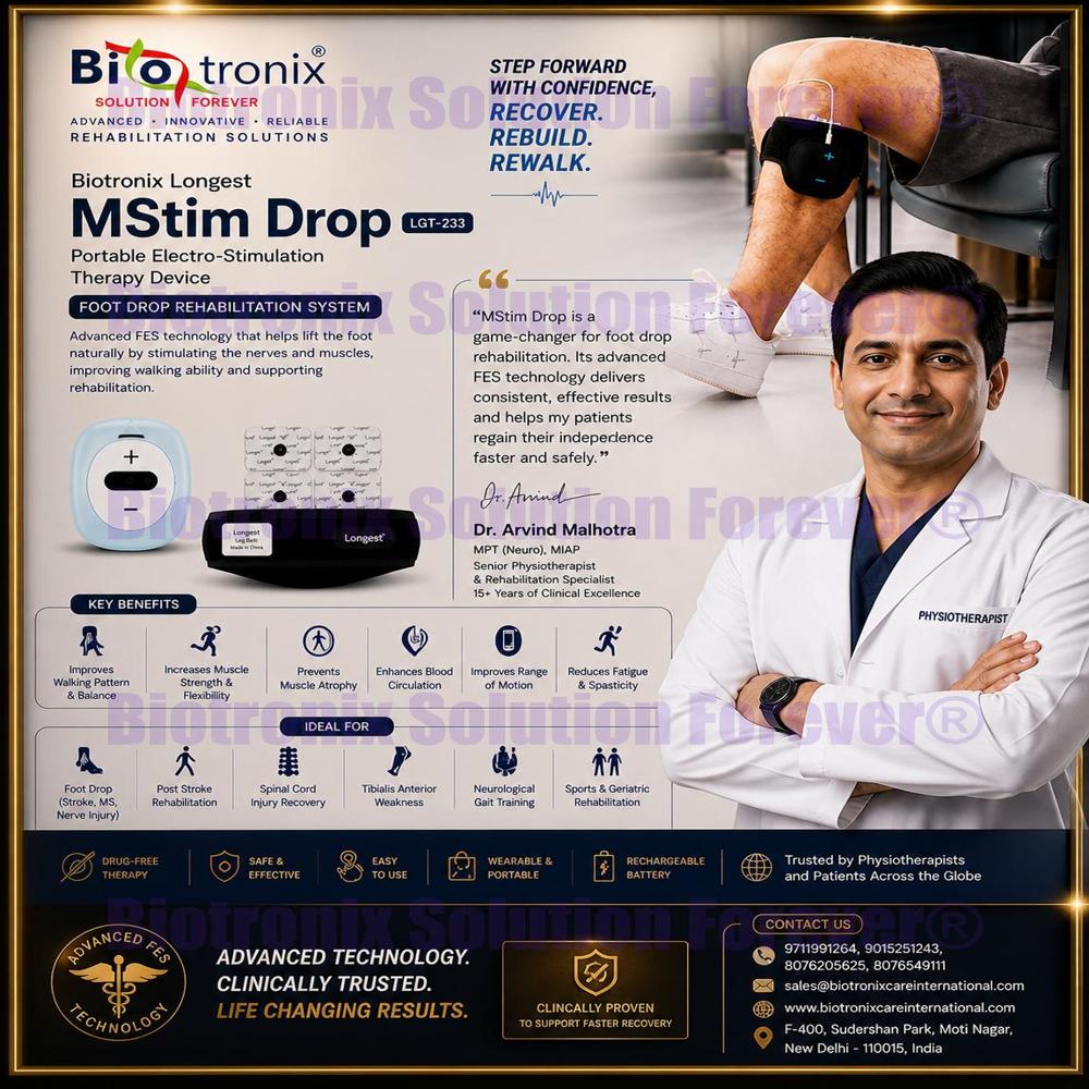 Advanced EMS Therapy Device for Foot Drop Rehabilitation