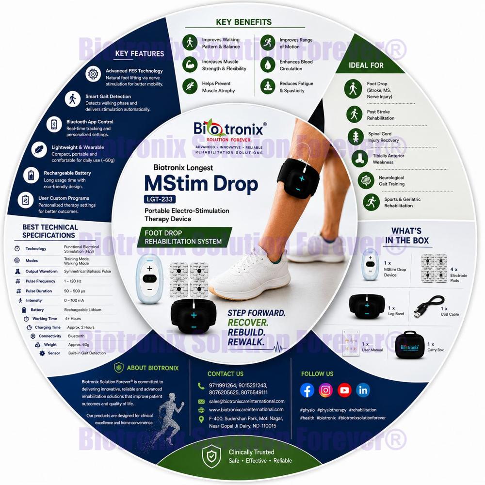 Portable Walking Recovery Stimulator for Foot Drop Patients