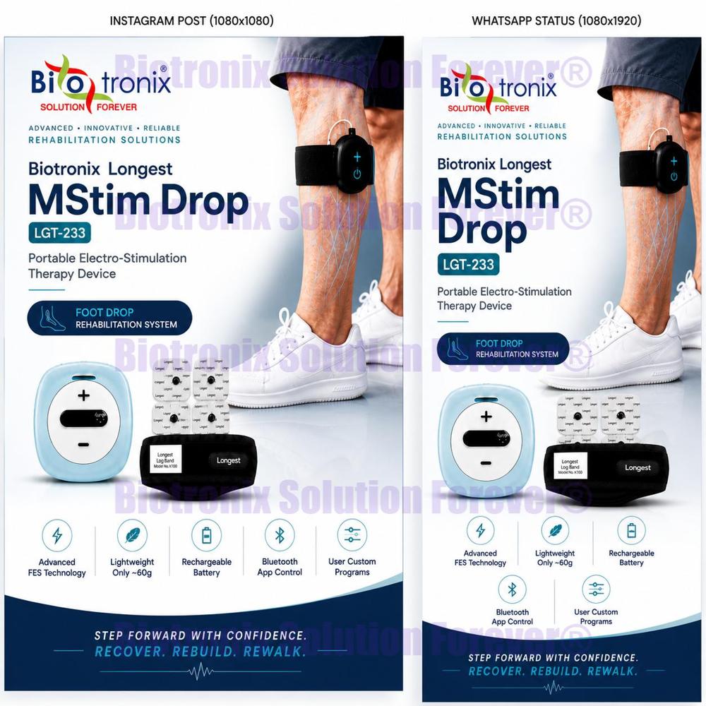 Portable Walking Recovery Stimulator for Foot Drop Patients