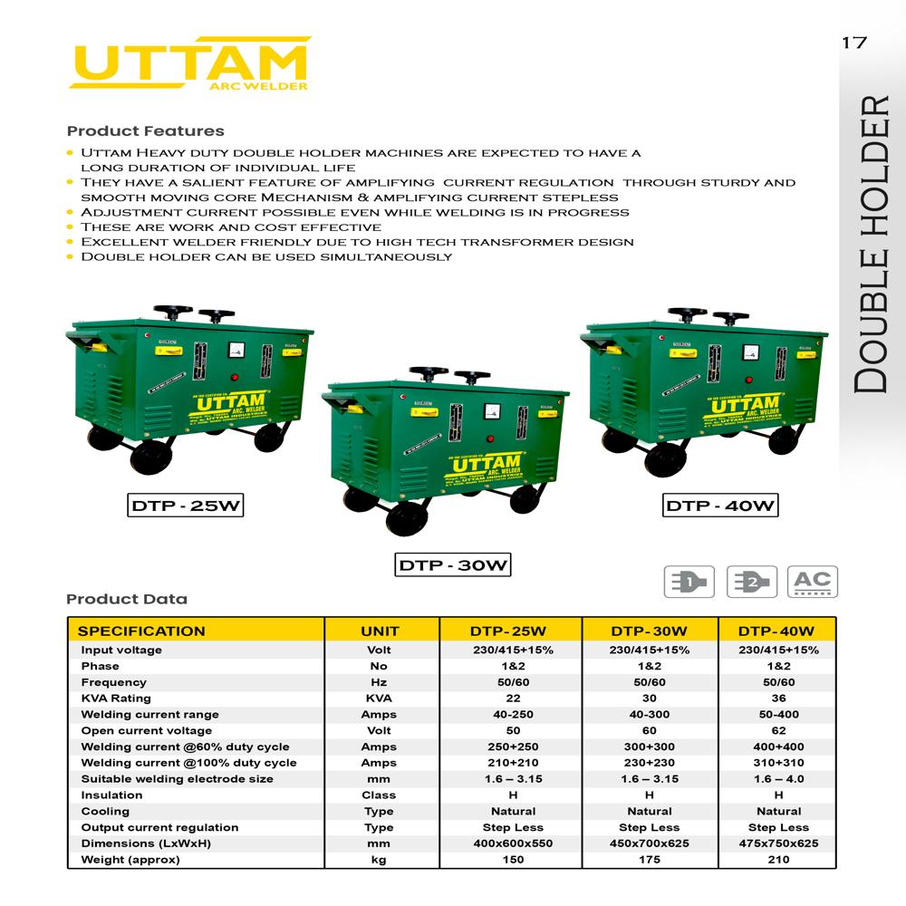 Double Holder Arch Welding Machine - 400 Plus 400 Amp Dimension(l*w*h): 21x30x26 Inch (In)