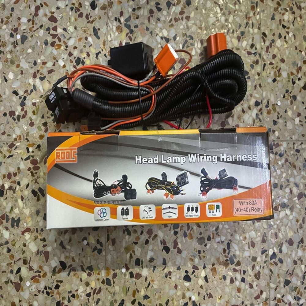 Roots Head Lamp Wiring Harness