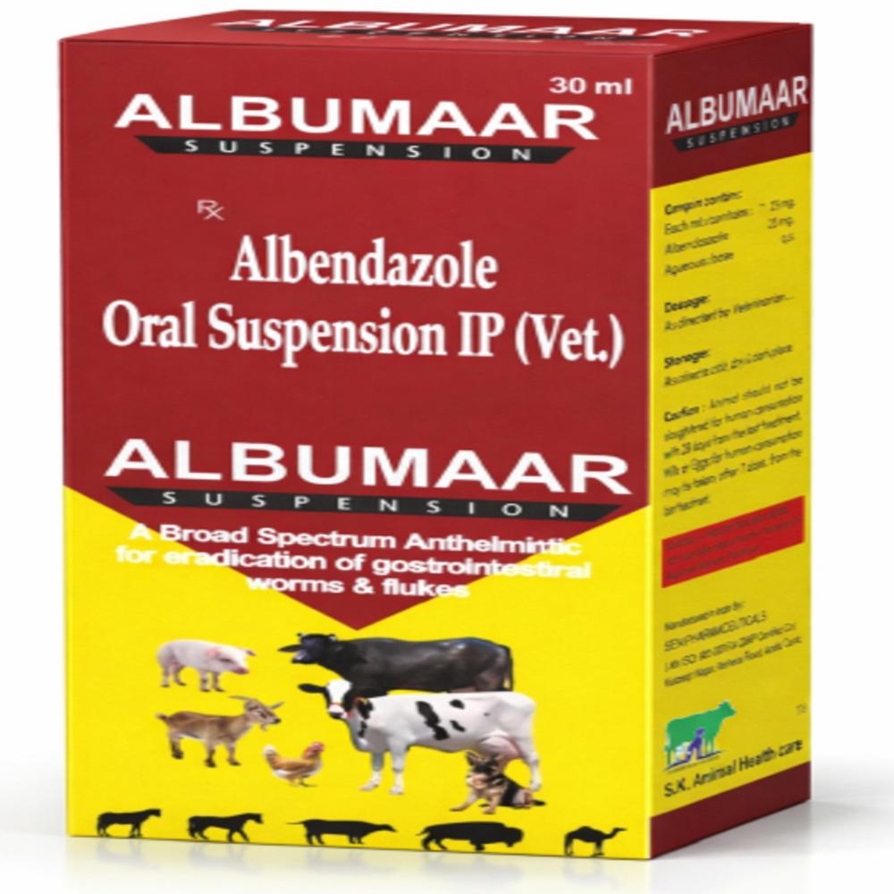 Albmar Suspension Veterinary - Packaging Size: 60 Ml Bottle