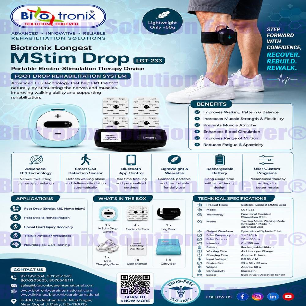 Foot Drop Rehabilitation Equipment for Muscle Strengthening