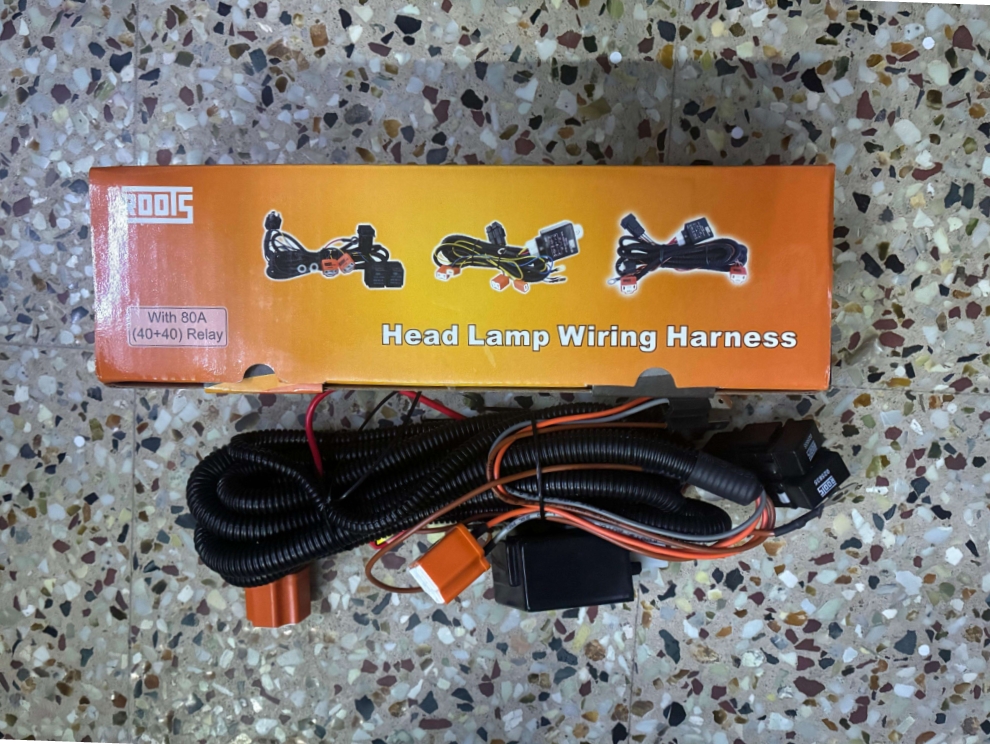 Roots Head Lamp Wiring Harness