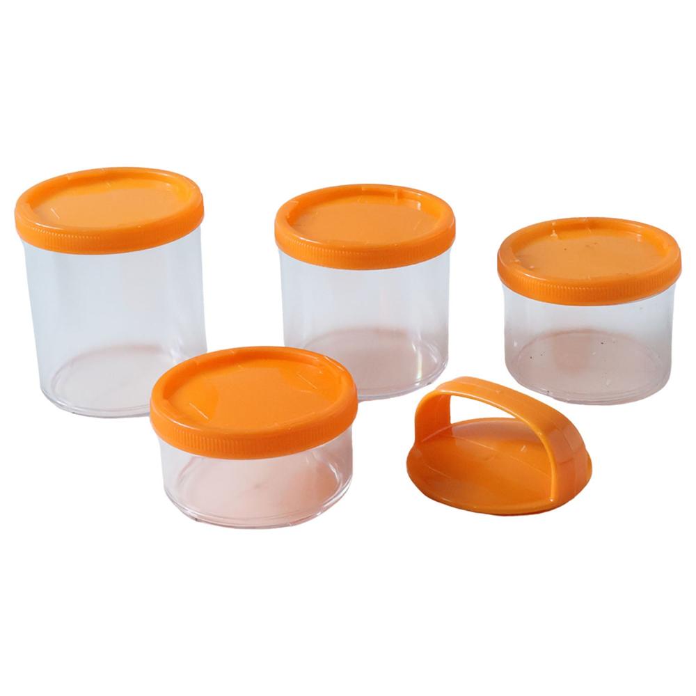 4-in-1 Stackable Dry Fruit Storage Container (1 Set) - Color: Mix