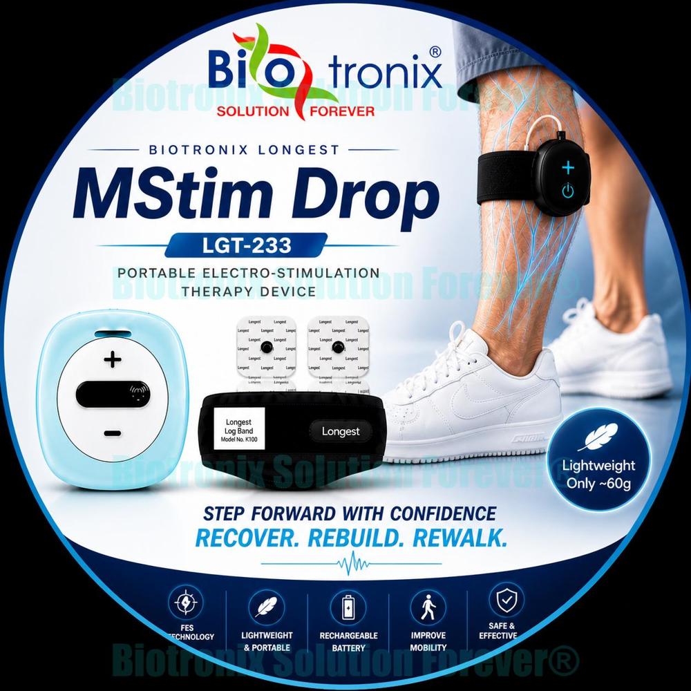 Smart Portable Neuro Stimulation Device for Foot Drop Therapy