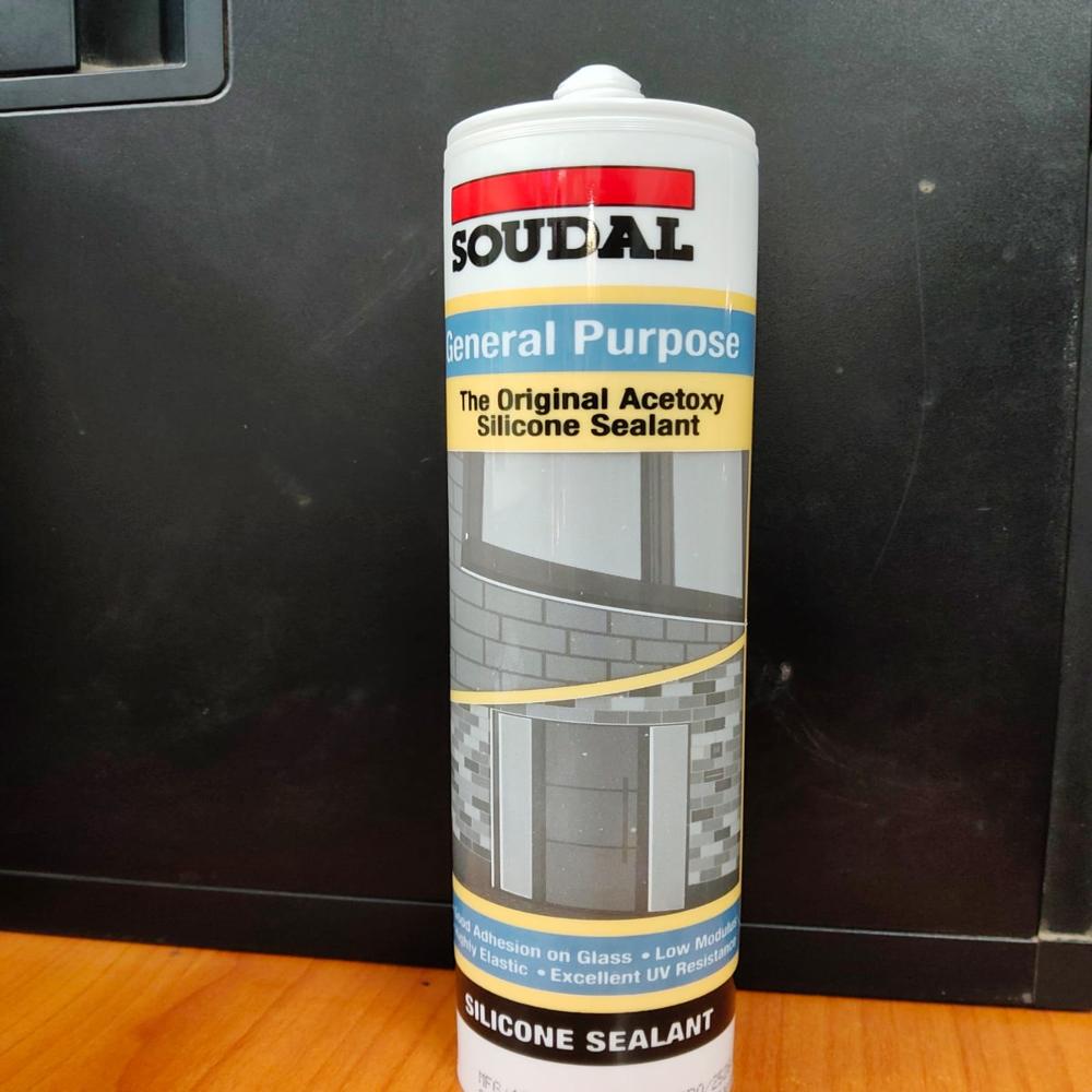 Soudal General Purpose Silicone Sealant - Color: Translucent