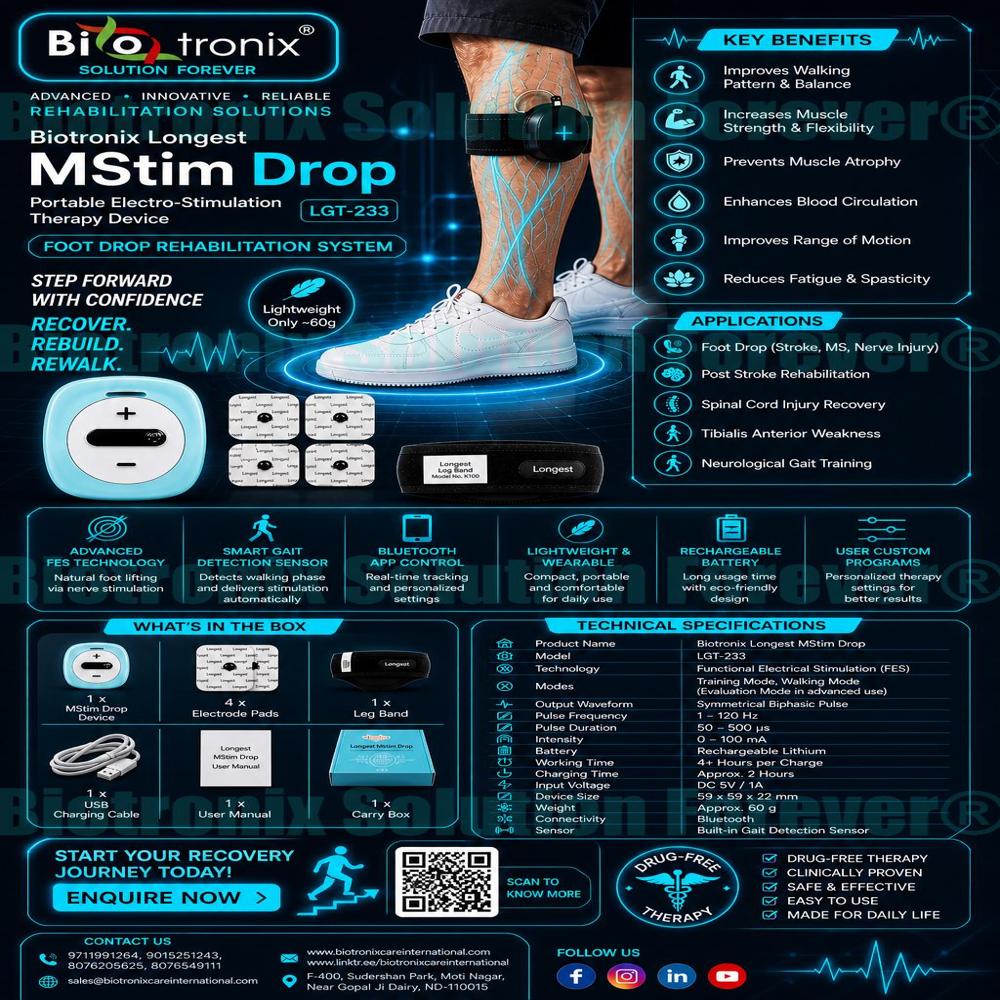 Advanced Foot Drop Walking Support Therapy Equipment