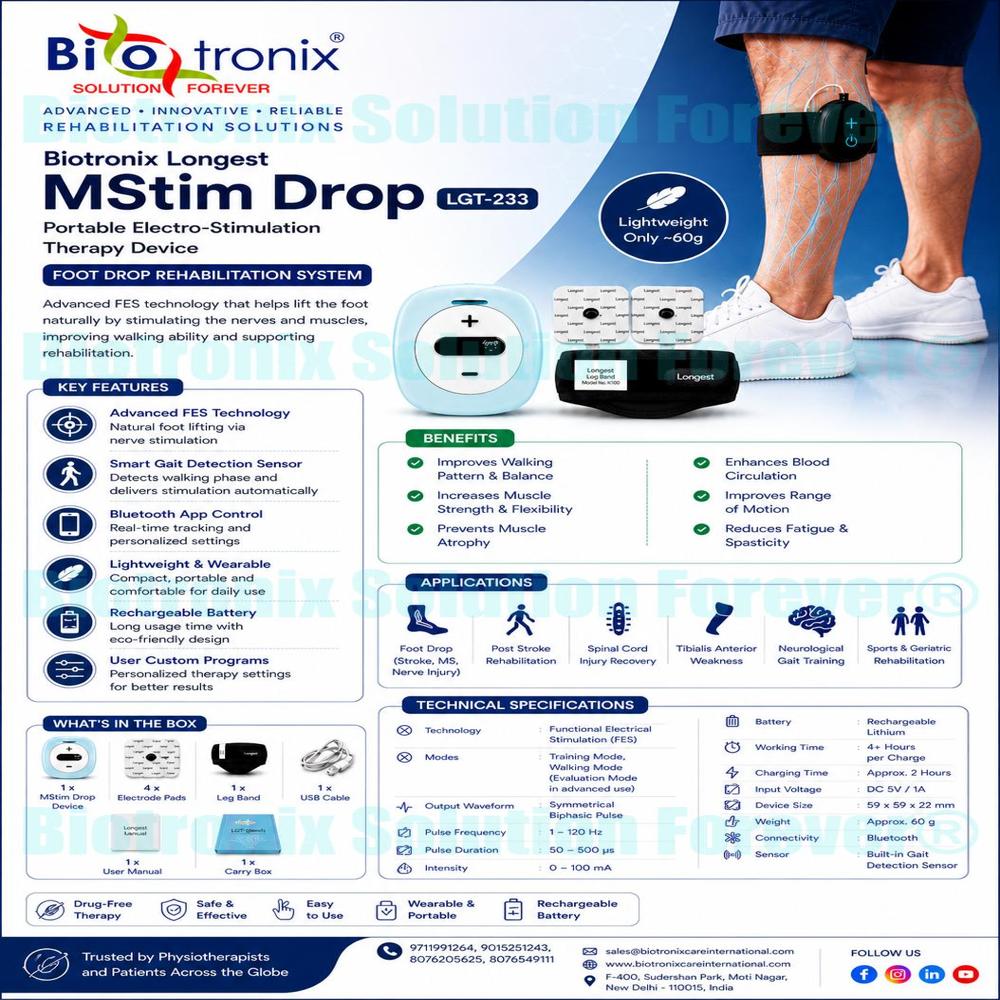 Advanced Foot Drop Walking Support Therapy Equipment