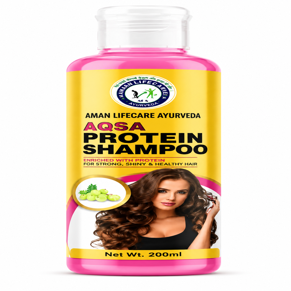 200Ml Aqsa Protein Shampoo - Age Group: Adults