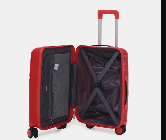 SWISS MILITARY Maze 65CM Hard Trolley Bag, 67L Medium PP Luggage  HTL128