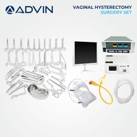 Gynecological Hysterectomy Set - Stainless Steel, Silver Finish | Corrosion Resistant, Autoclavable, Precision Instruments