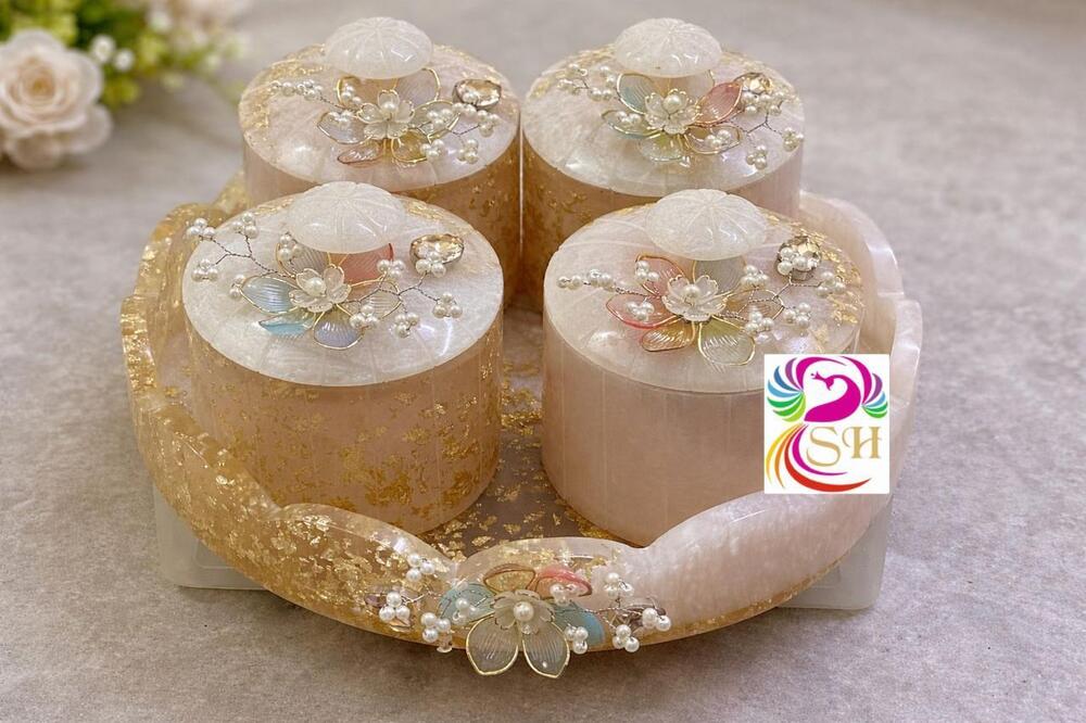Resin Dry Fruit-Candy Jar Set