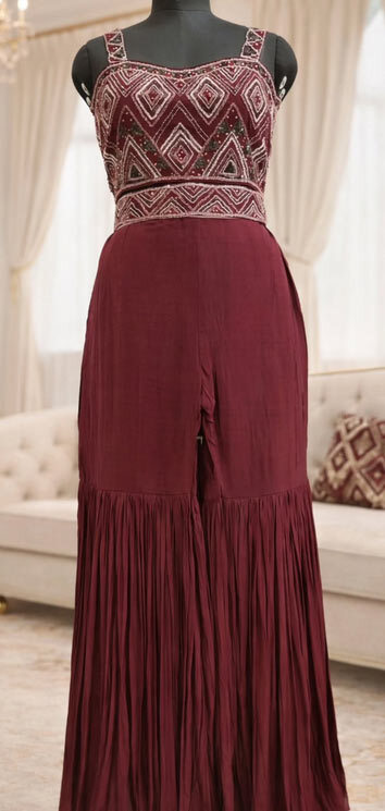 Royal Maroon Weddingwear