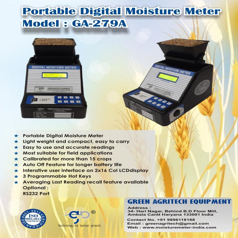 Portable Grain Moisture Meter
