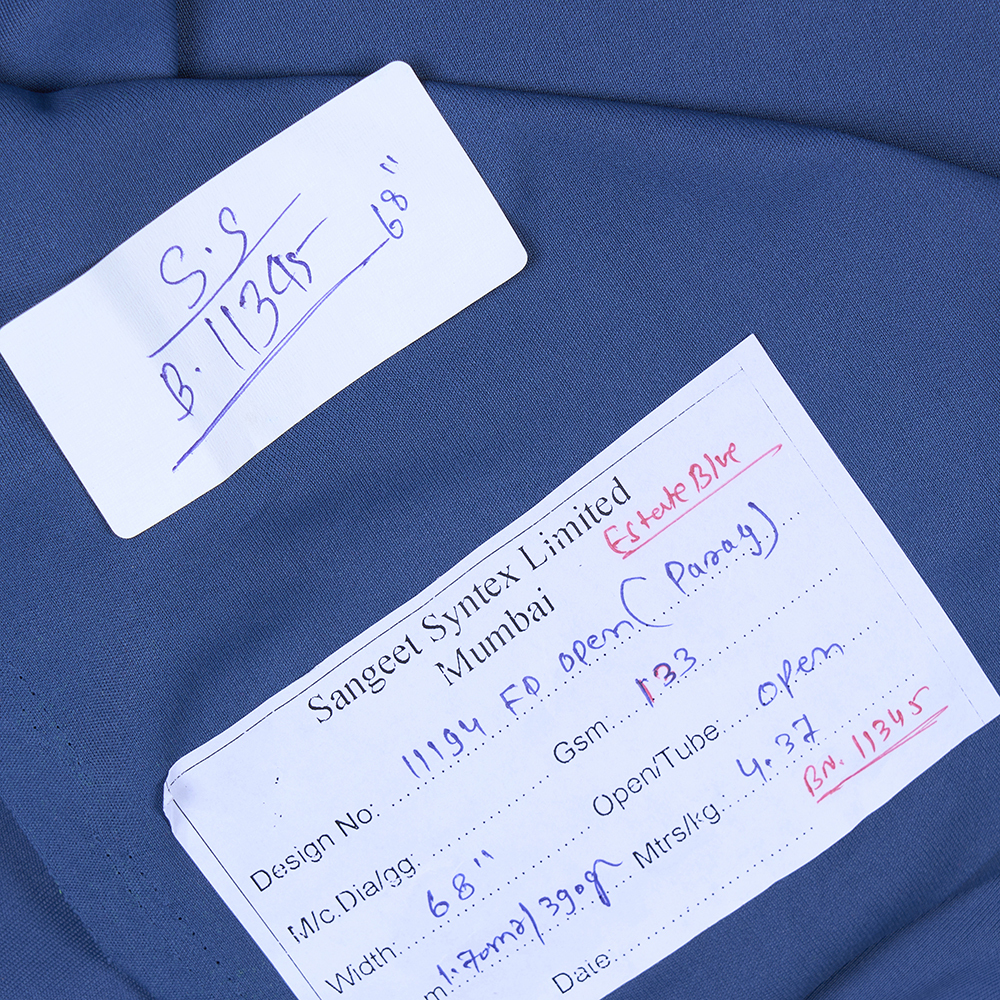 FK11194 133GSM Navy Blue Full Dull Fabrics