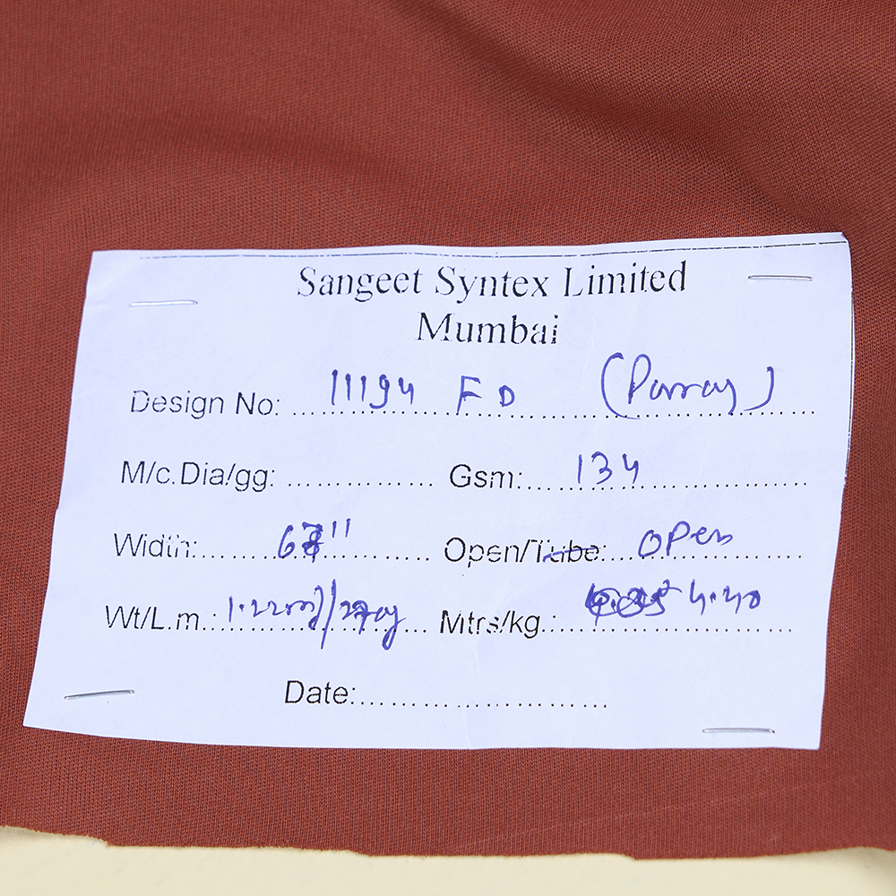 FK11194 134GSM Rust Full Dull Fabrics
