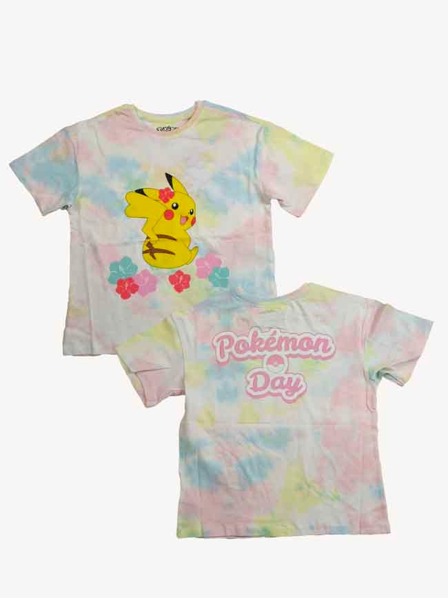 G22234 | PoKeMoN Pokemon Girls tie Dye Tee