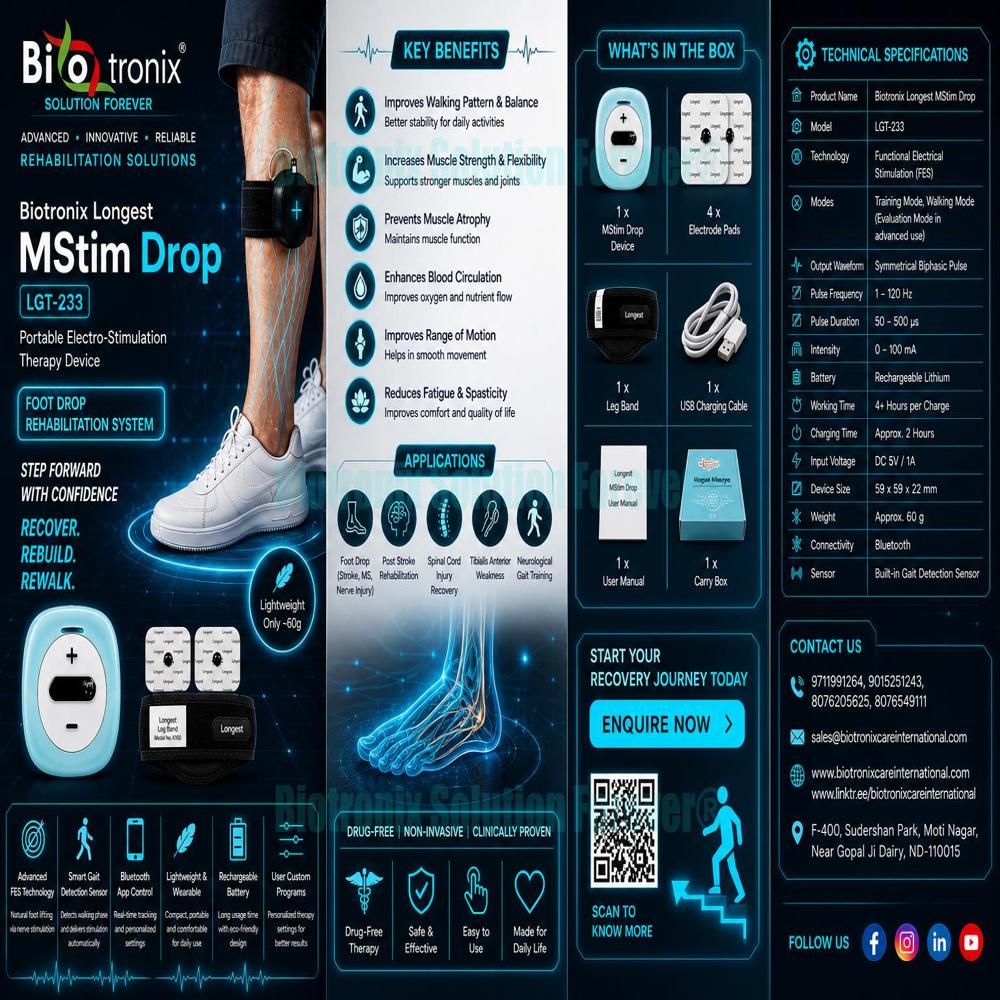 Wearable Functional Electrical Stimulation Device for Foot Drop