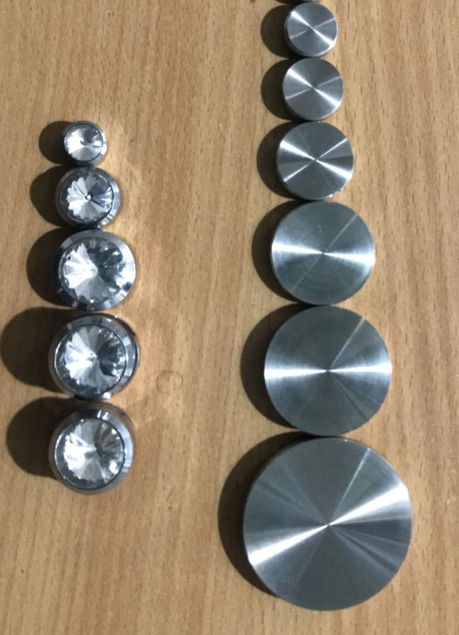 ALUMINIUM DIAMOND MIRROR CAP