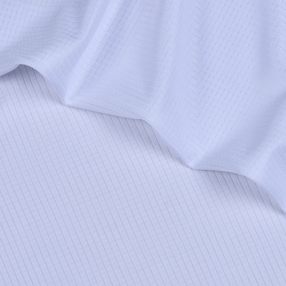 FK11247 140GSM White Check Fabrics