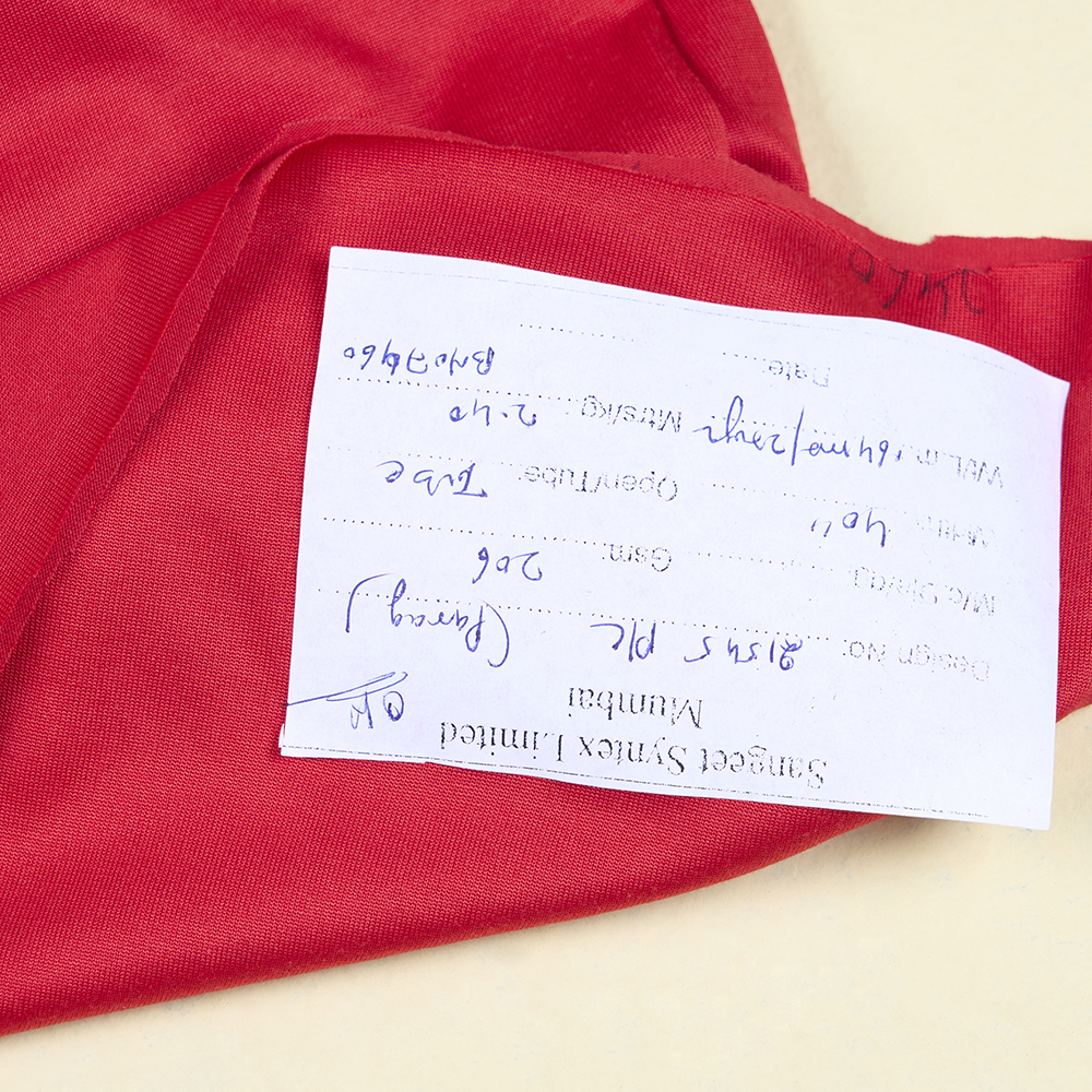 FK21545 206GSM Red PC Plated Fabrics