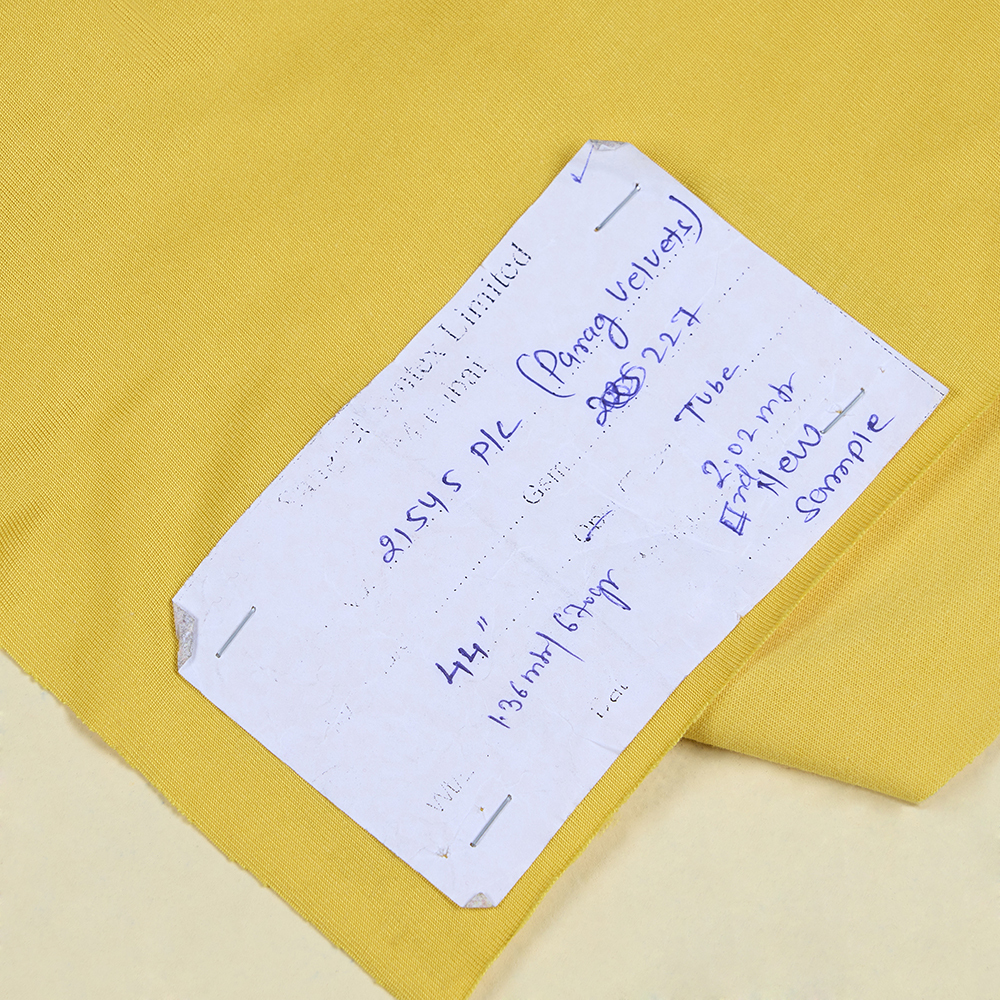 FK21545 227GSM Yellow PC Plated Fabrics