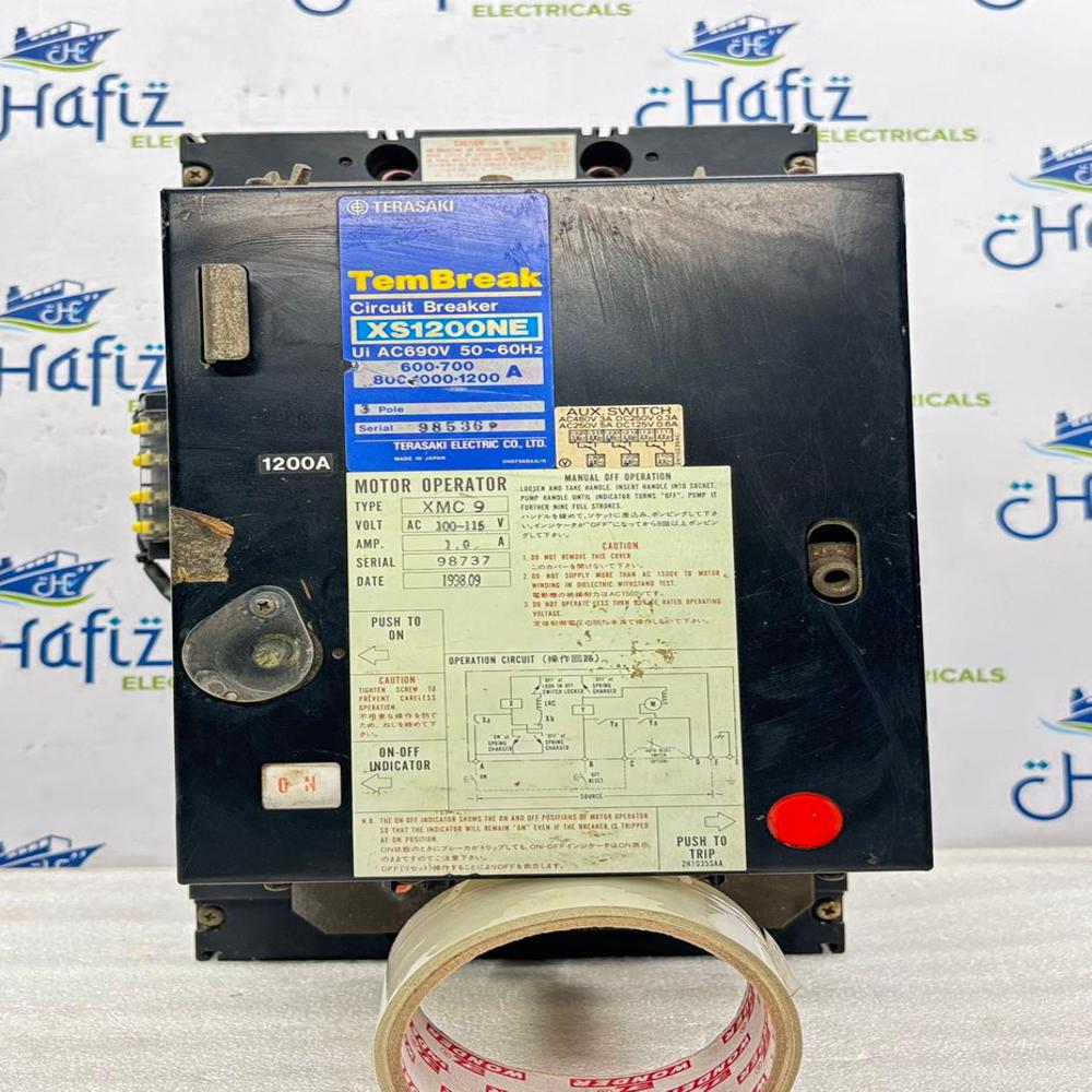 Terasaki Xs1200ne Motor Operator Circuit Breaker