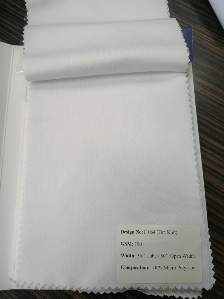 11064 180GSM Dot Knit Polyester Fabrics