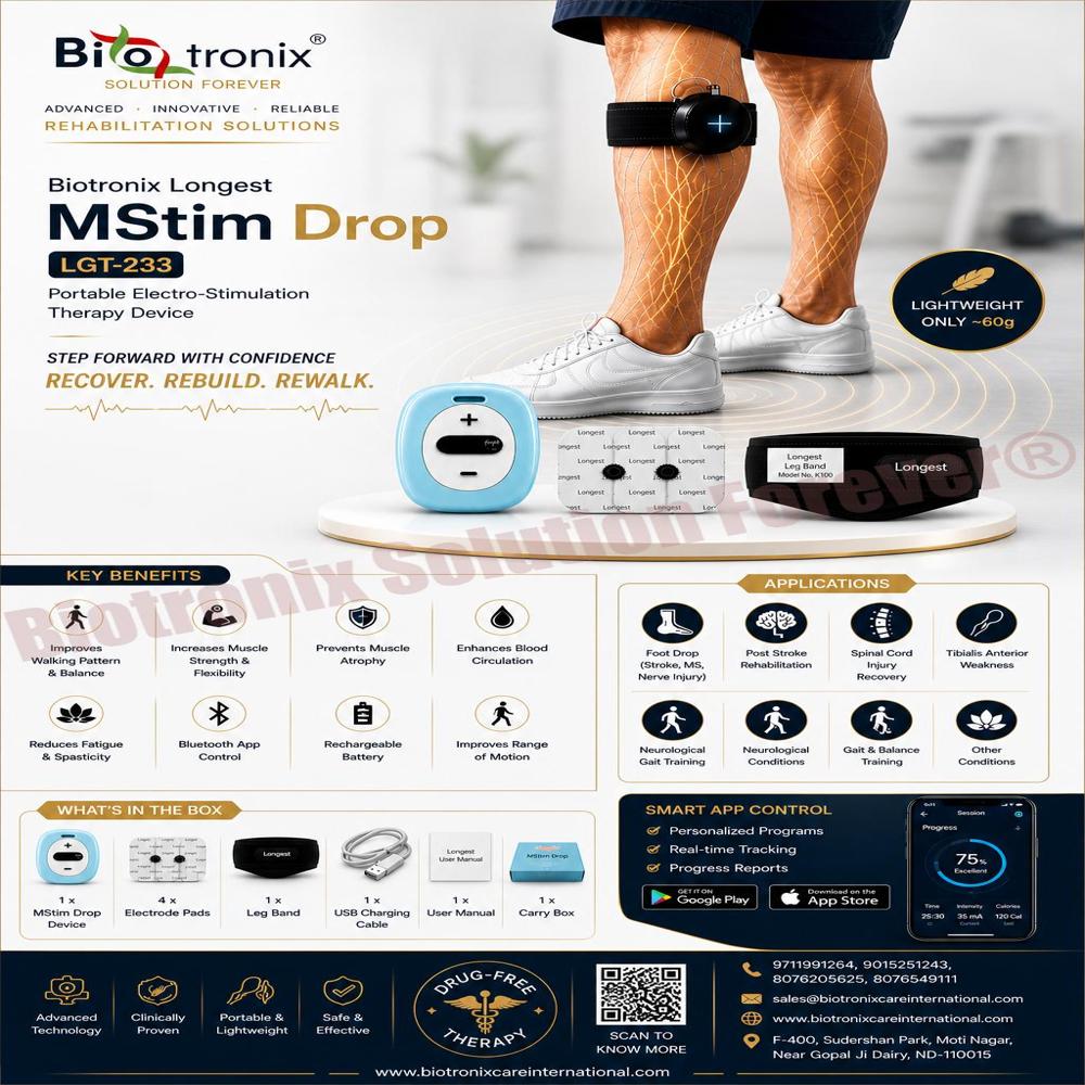 Foot Drop Therapy and Mobility Recovery Rehabilitation Machine