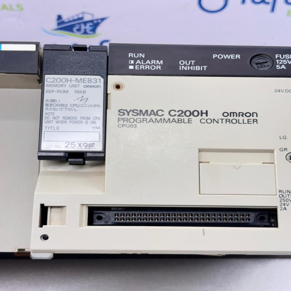 Omron Sysmac C200h -Cpu03 Id215/od215 Programmable Controller