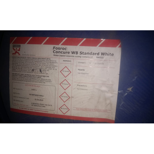 200 Ltr Fosroc Concure Wb Standard White