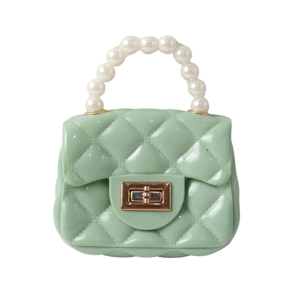 Elegant Quilted Mini Handheld & Sling Fashion Handbag (1 PC)