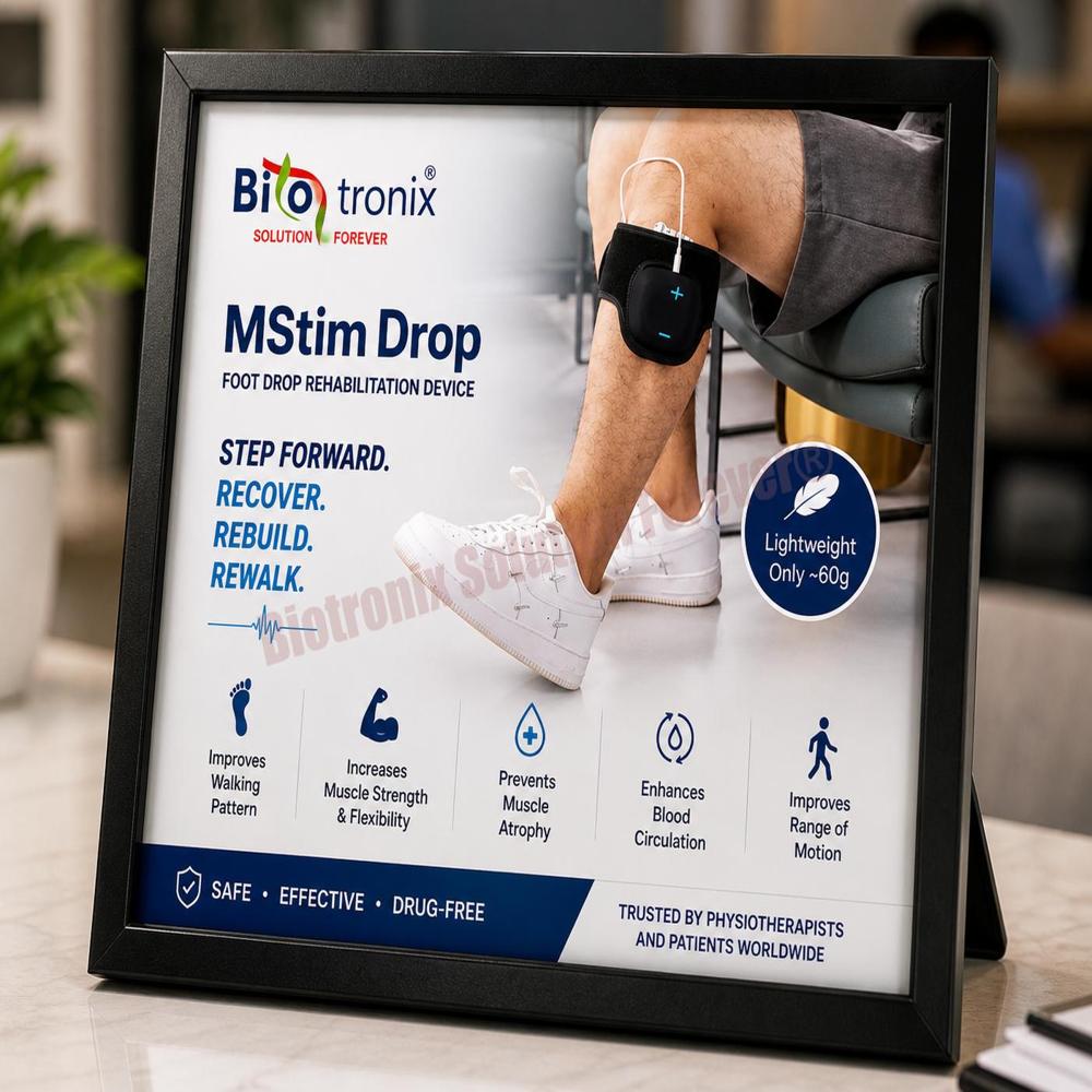 Portable Electrical Muscle Stimulator for Foot Drop Recovery