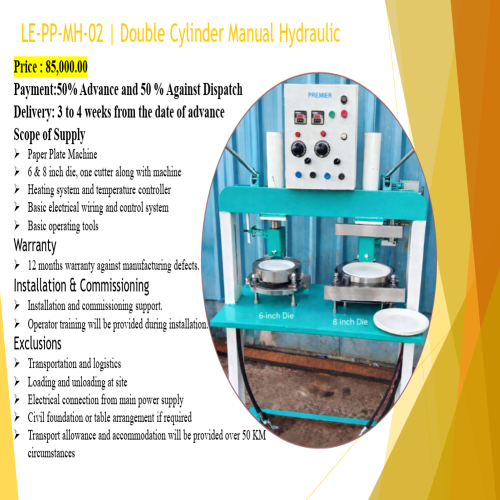 Double Cylinder Manual Hydraulic