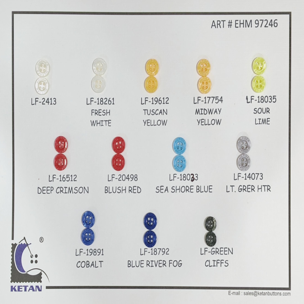 Poly Pearl Buttons - Color: Any Colour